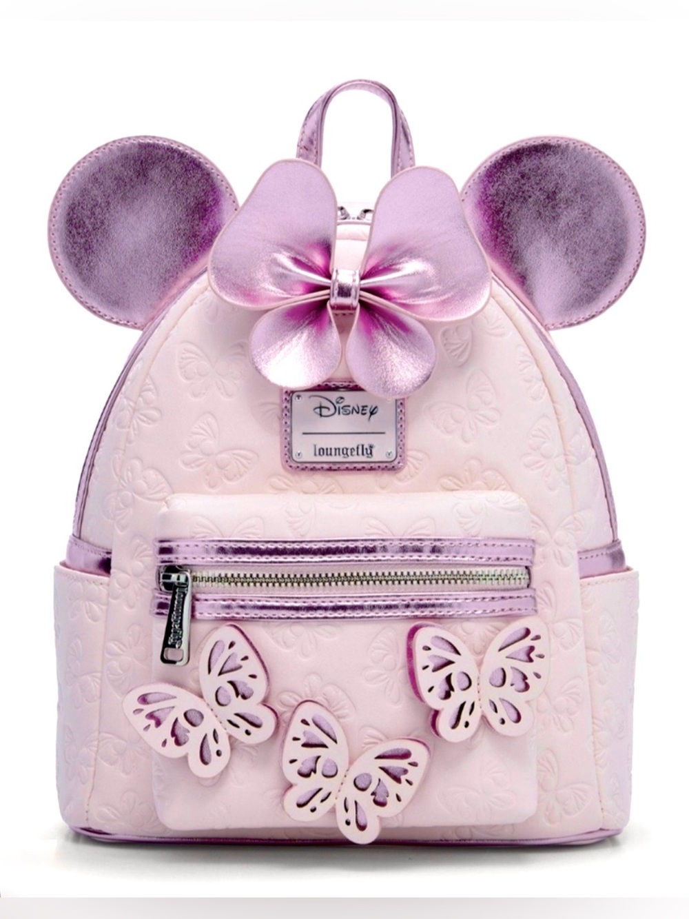 Loungefly Disney Minnie Mouse Pink Butterfly Mini Backpack